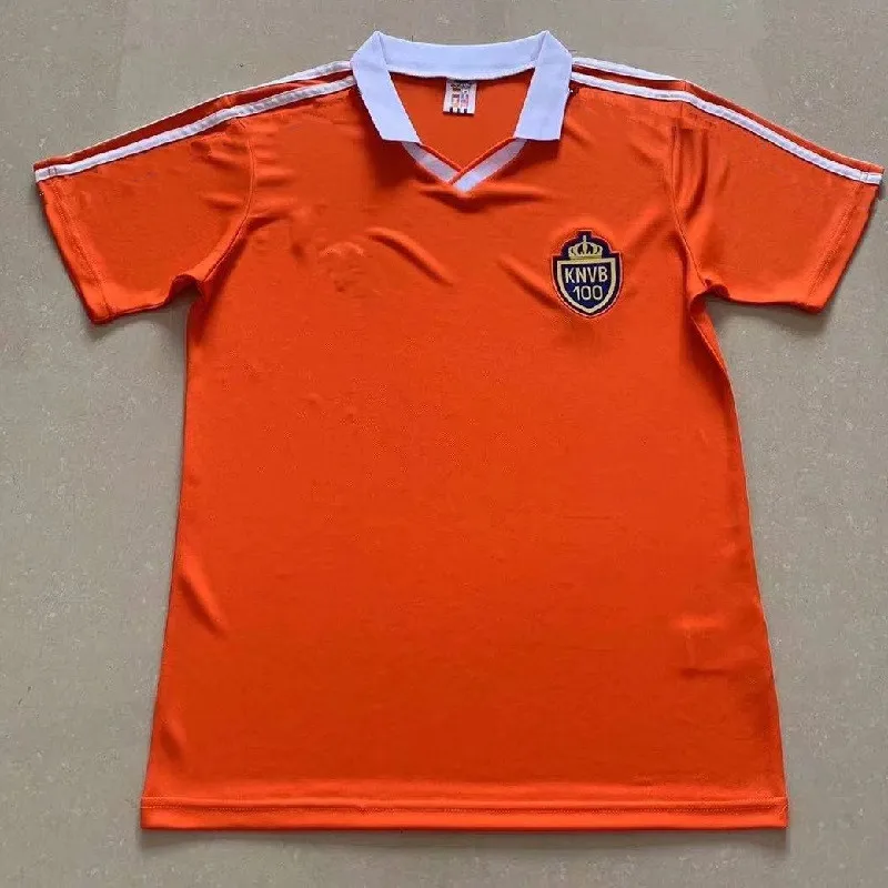 

Retro Dutch 100th anniversary Soccer Shirt Classical HOLLAND 100Years Jerseys Football Men NEDERLAND