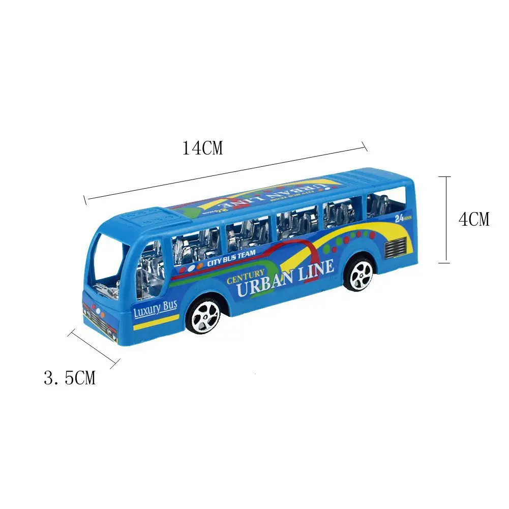 

High Quality New Multi-color Plated Back Pull Back Bus Bus Toy Children Pull Back Car Toy Train Hands-on Brain Interactive Toys
