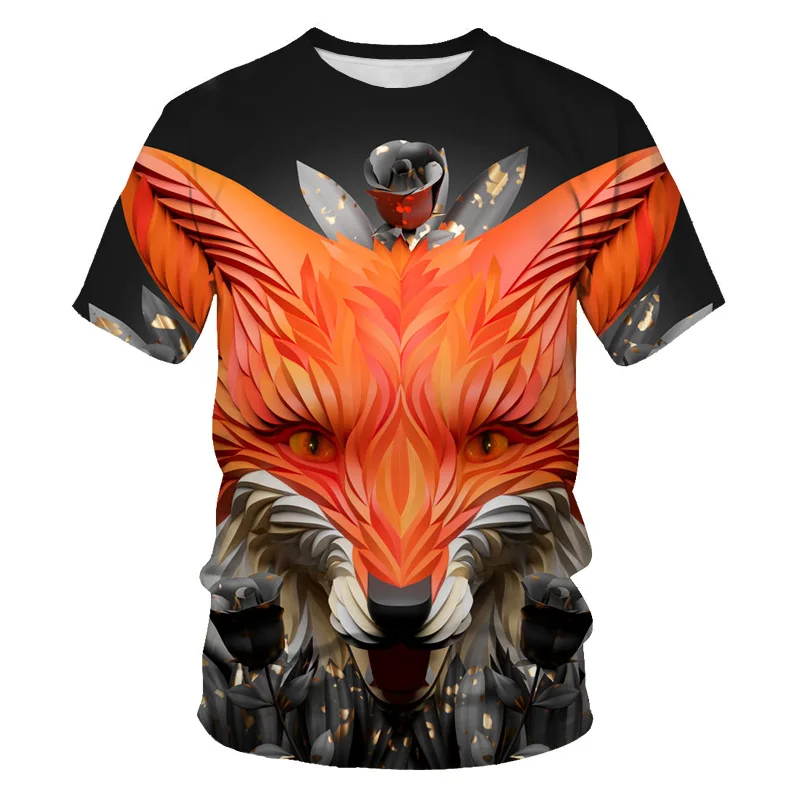 

2021 summer fashion trend graffiti painting pattern 3D printing Harajuku fashion street cool T-shirt for men and women