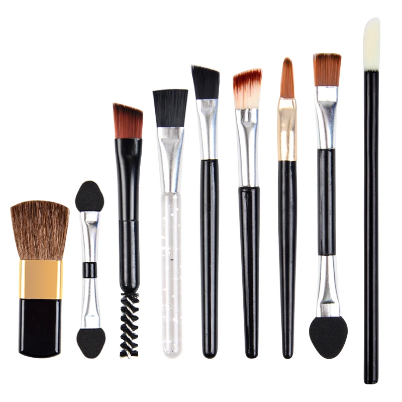 

12 Type Double-Head Sponge Eye Shadow Eyeliner Brush Lip Brush Sponge Applicator Tool Portable Skin-friendly Beauty Makeup Tools