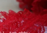 red 30 ярдов 4,5 см шифоновая плиссированная отделка с оборками Свадебная лента для свадебного платья желтые белые аксессуары из тканей - Цвет: red