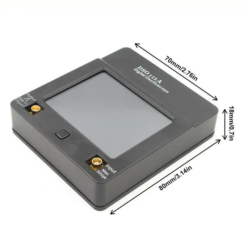 DSO112A TFT Мини цифровой осциллограф сенсорный экран портативный USB интерфейс 2 МГц