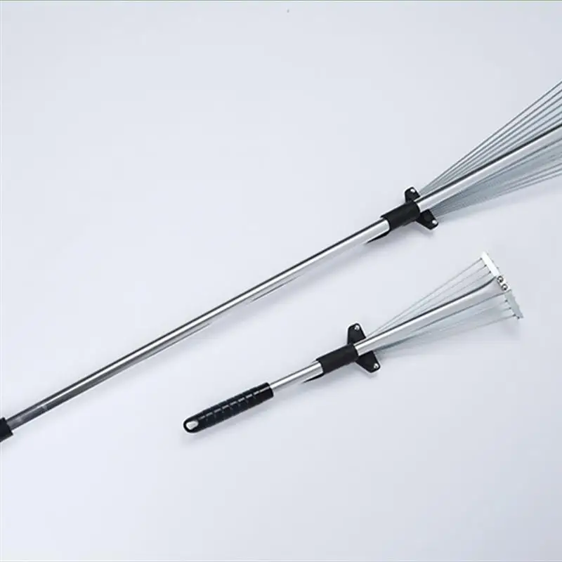 1 Набор выдвижных листьев грабли стальная проволока для очистки сада инструменты