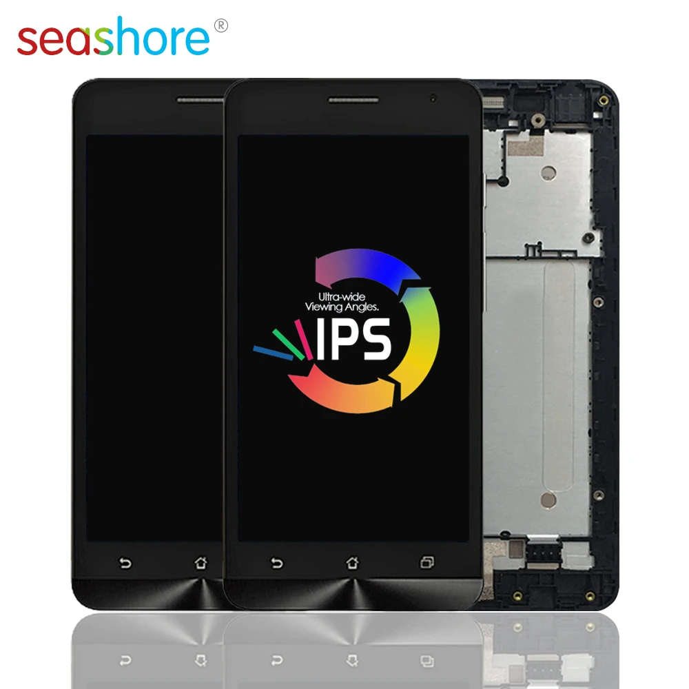 

Оригинальный сенсорный ЖК-экран для ASUS Zenfone 5 Lite A502CG T00K, дигитайзер в сборе для Asus a502cg, дисплей с заменой рамки