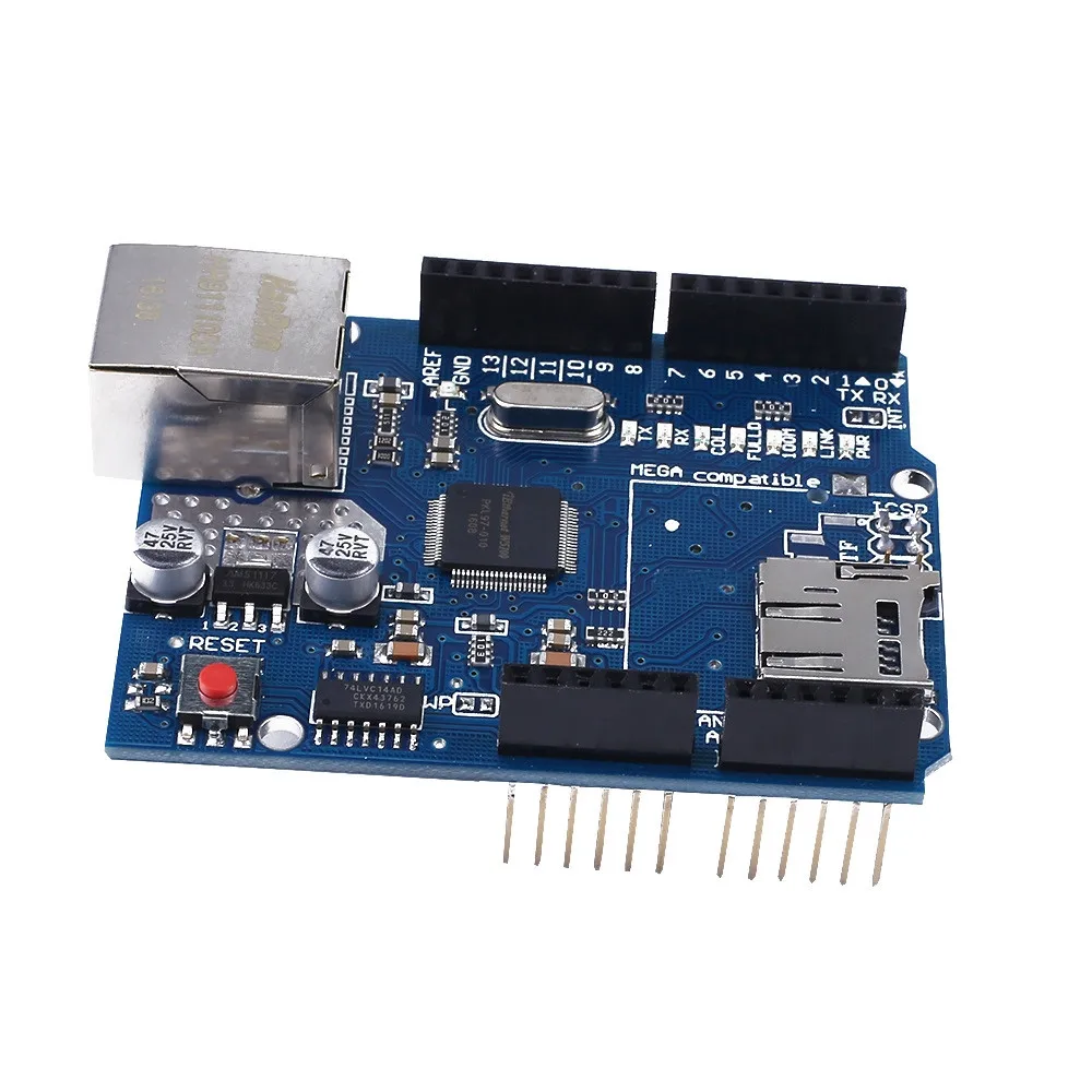 Щит UNO Ethernet W5100 R3 Mega 2560 1280 328 UNR только плата разработки Для Arduino|Интегральные схемы|