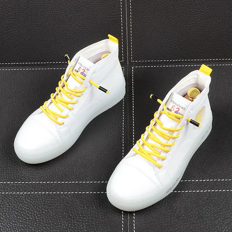 CuddlyIIPanda Luxury Men Fashion Causal Shoes Spring Summer Autumn Breathable Loafers Male Slip on Youth Trending White | Обувь