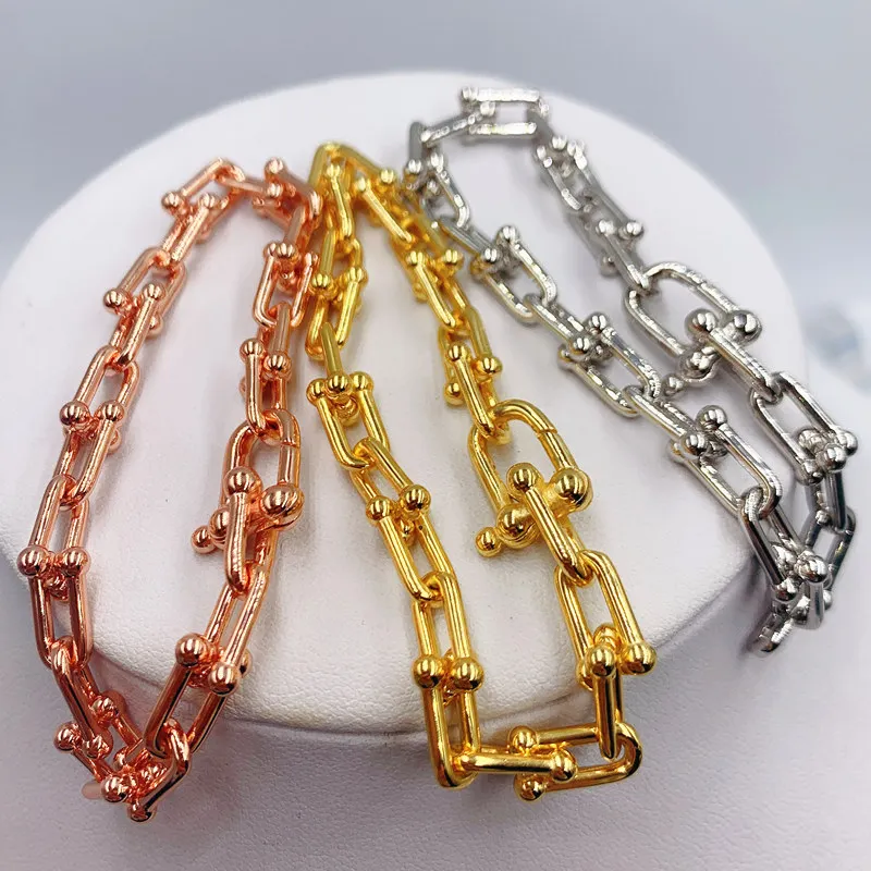 

11 Original S925 Sterling Silver HighQuality Thin U-Shape Trendy Bracelet Women Logo Genuine Jewelry Valentine Gift