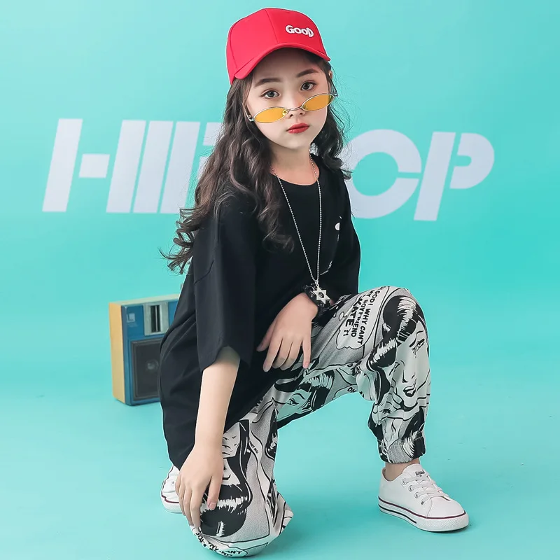 Детская одежда для бальных танцев в стиле хип хоп девочек и мальчиков костюмы