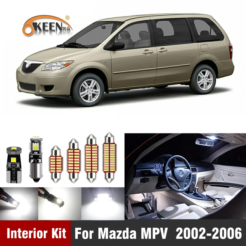 14 шт. Canbus Светодиодная Лампочка интерьера автомобиля светильник комплект для