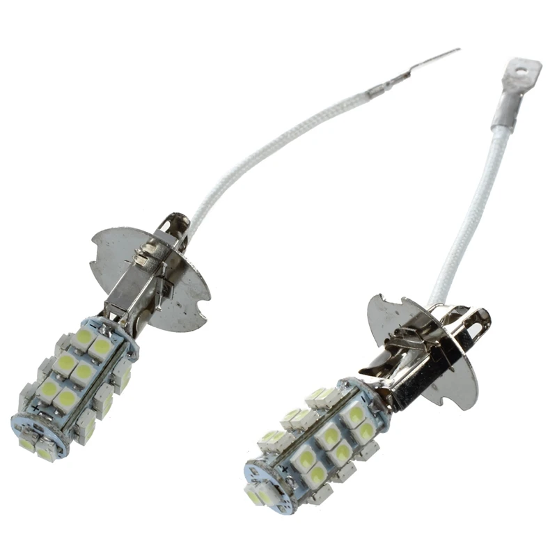 

2 pcs H3 26 SMD LED Car Fog DRL Lamp Bulb White