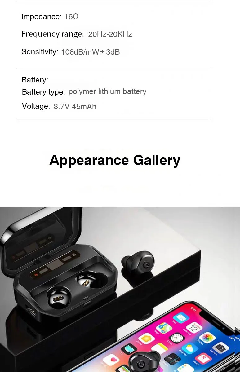 Xiaomi Mijia Youpin TWS Беспроводная bluetooth-гарнитура IPX 7 водонепроницаемые черные bluetooth наушники