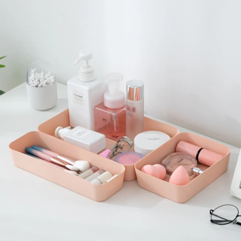 Makeup Organizer Box Plastic Cosmetics Storage Drawers For Tableware Desktop Kitchen | Дом и сад