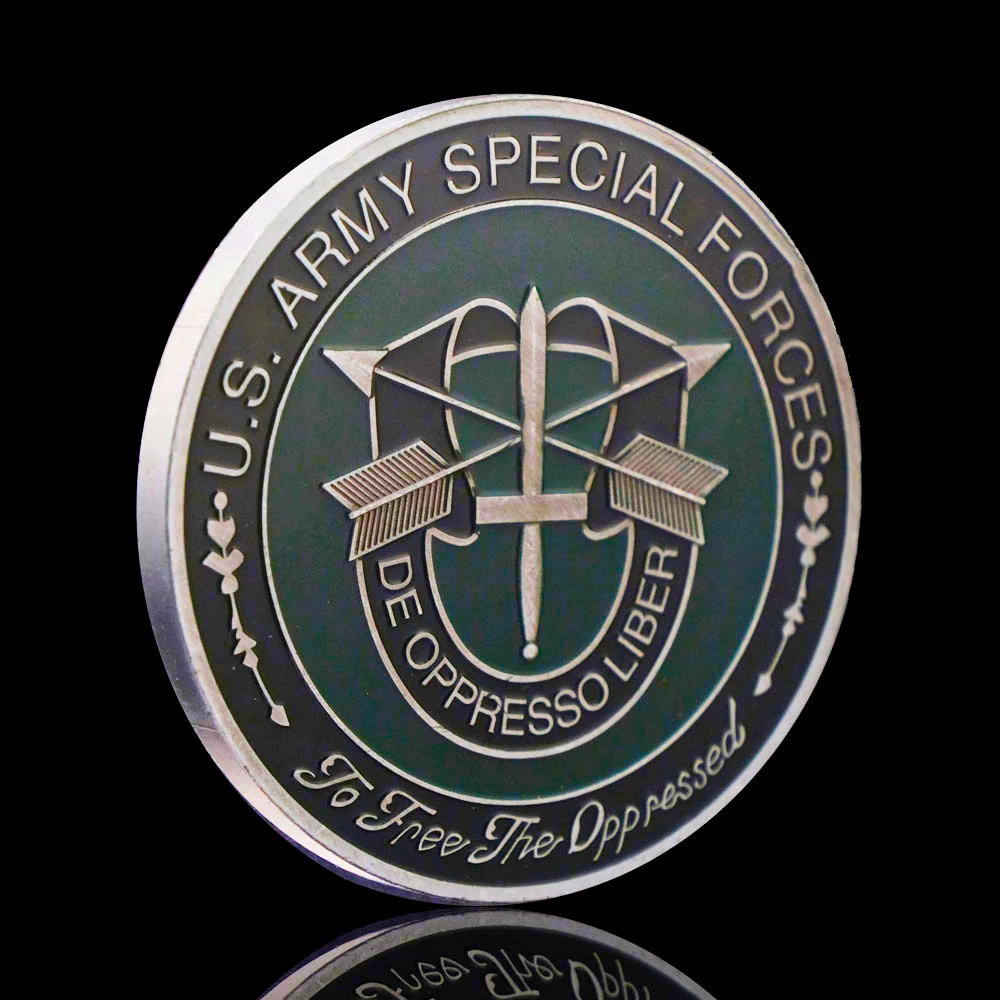 

USA Army Special Forces De Oppresso Liber Military Challenge Currency Coin Collectible Souvenirs Coins Gift Medal Antique