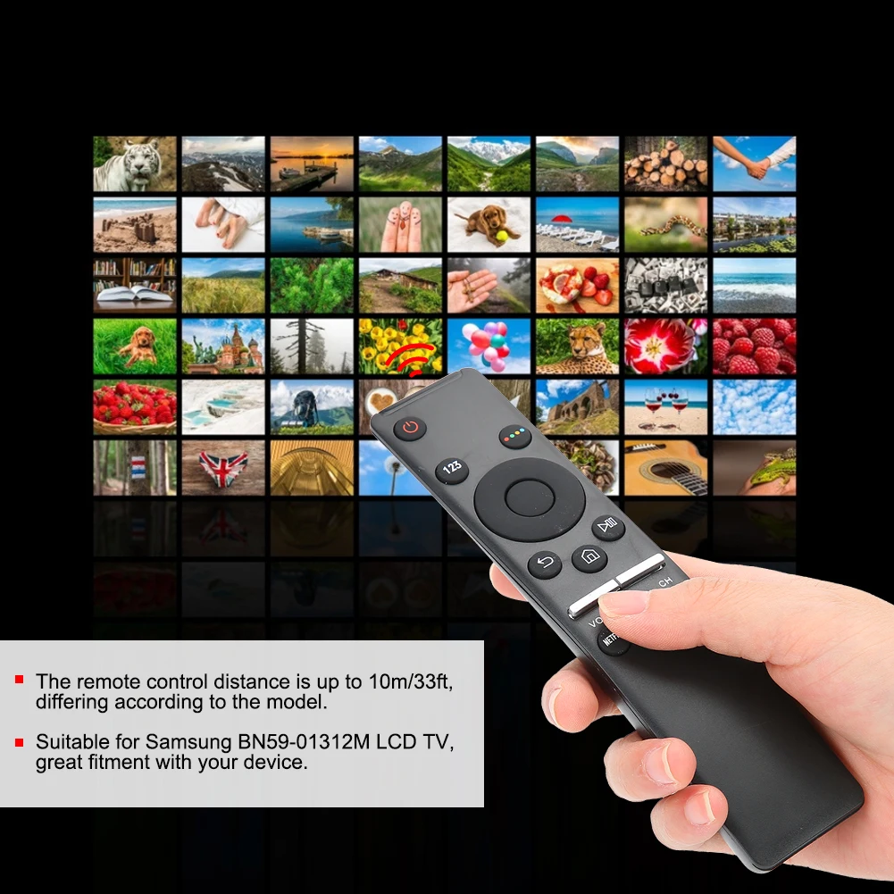 smart lcd television remote controller black replacement for samsung bn59 01312m free global shipping