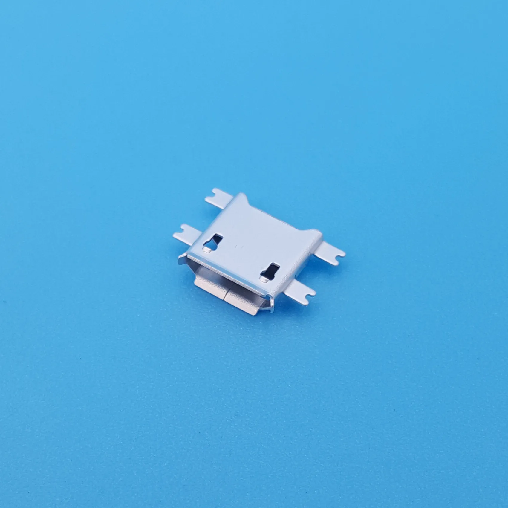 20 шт. Micro USB Тип B 5 контактный гнездовой разъем 4 ножки 1 17 SMT монтаж печатной платы