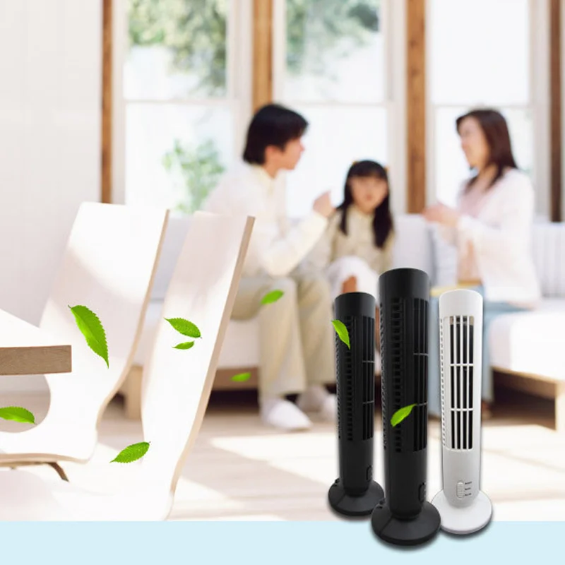 Портативный Настольный вентилятор с USB бесшумный без лопасти подходит для дома