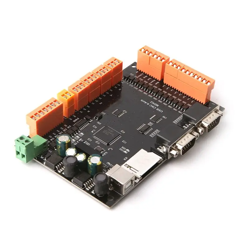 MDK2 ЧПУ USB 4 оси шагового двигателя контроллер Breakout плата с MPG интерфейс j6pdоптовая и Прямая поставка