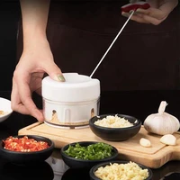 multifunction hand pulled meshed garlic device durable ginger masher machine kitchen tools sturdy chili vegetable ice crusher