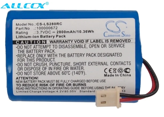 

Аккумулятор Cameron Sino 2800 мАч для LifeShield LS280, WGC1000