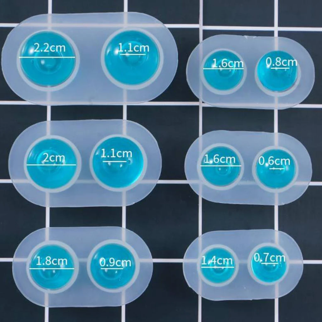 6 размеров/набор силиконовая форма для кукольных глаз | Дом и сад