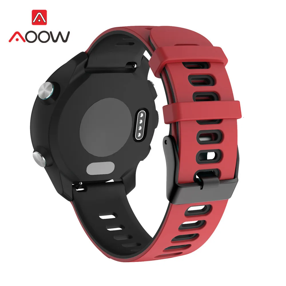 20 мм спортивный силиконовый ремешок для часов samsung Galaxy Watch Active2 40 мм 44 мм 42 мм Active 2 Garmin Amazfit huawei Band ремешок Correa