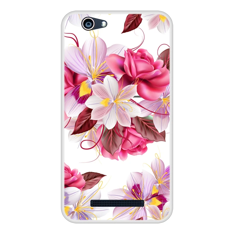 Чехол для Wileyfox Spark мягкий силиконовый чехол из ТПУ с узорчатым принтом в наличии |