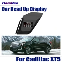 car hud head up display for cadillac xt5 2017 2021 auto electronic accessories plug and play windshield projector alarm system