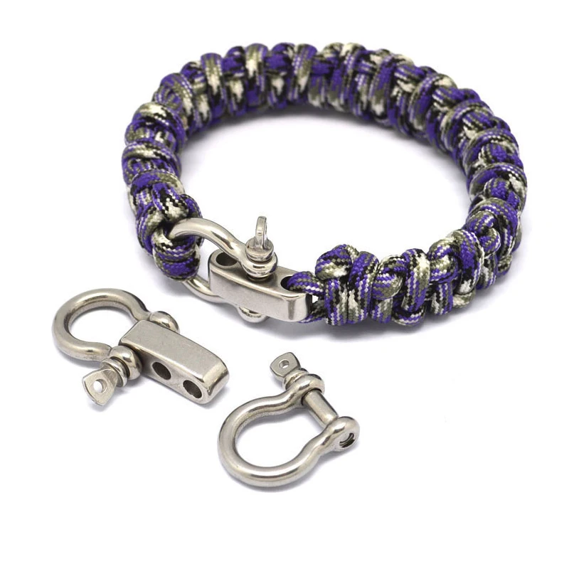 U образное якорное крепление из нержавеющей стали винтовой штифт Паракорд