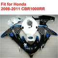 Ико качество полный комплект обтекателя Для HONDA CBR600RR 2009 2010 2011 2012 CBR 600 RR Красный Пламя в черном цвете Обтекатели 09-12 XF27
