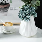 Скандинавская креативная ваза, домашний декор, вазы для цветов для дома, мокрые и сухие кашпо, украшение для стола, имитация керамических пластиковых изделий
