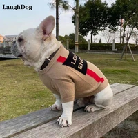 8 sizes england style dog clothes pet sweater for british bulldog warm two legs coat jacket for small medium dogs chihuahua pug