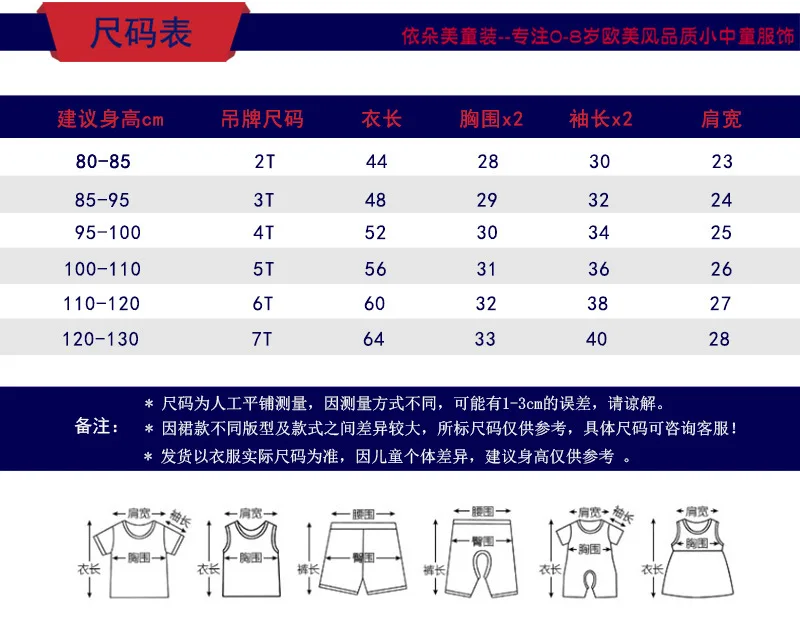 Детское платье с цветочным рисунком для девочек Хлопковое Повседневное