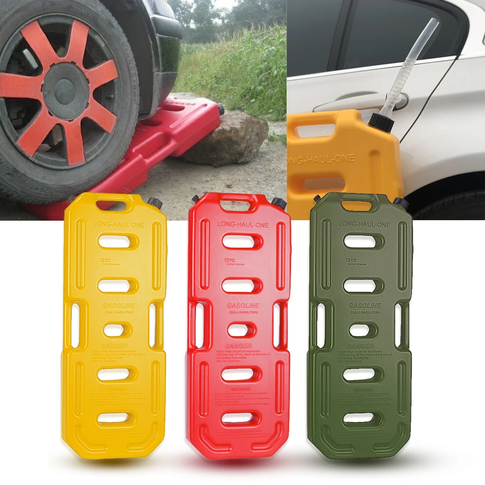 20 л литров 5 2 галлон Jerrycan газовый бак HDPE бензиновый топливный может гибкий носик