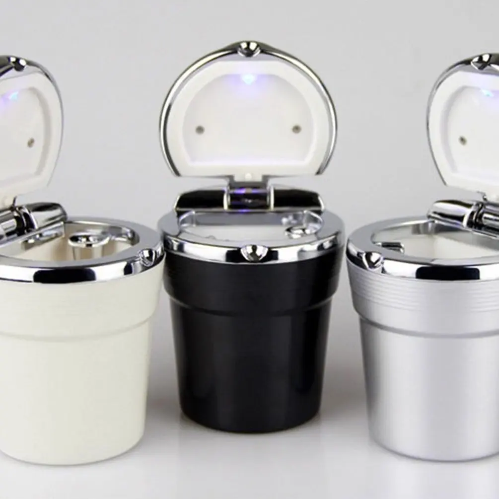 

BY-053 New Fashion Driving Car Ashtray Metal Cigarette Smoking Cup Ashtray Ash Holder Car Utility Tools For Car