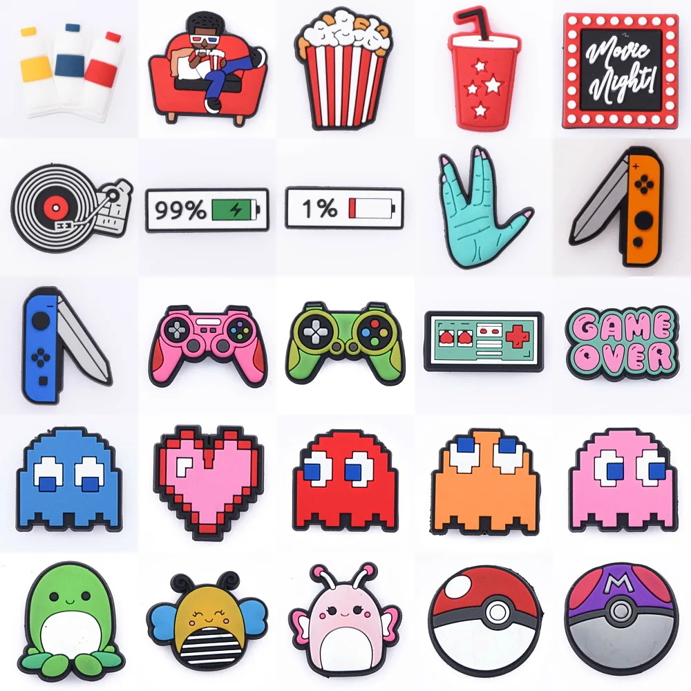 Novelty Coffee Food Shoe Charms Accessories Texas Money Death Beer PVC Decoration Designer For Croc JIBZ Kids Party Gift | Обувь