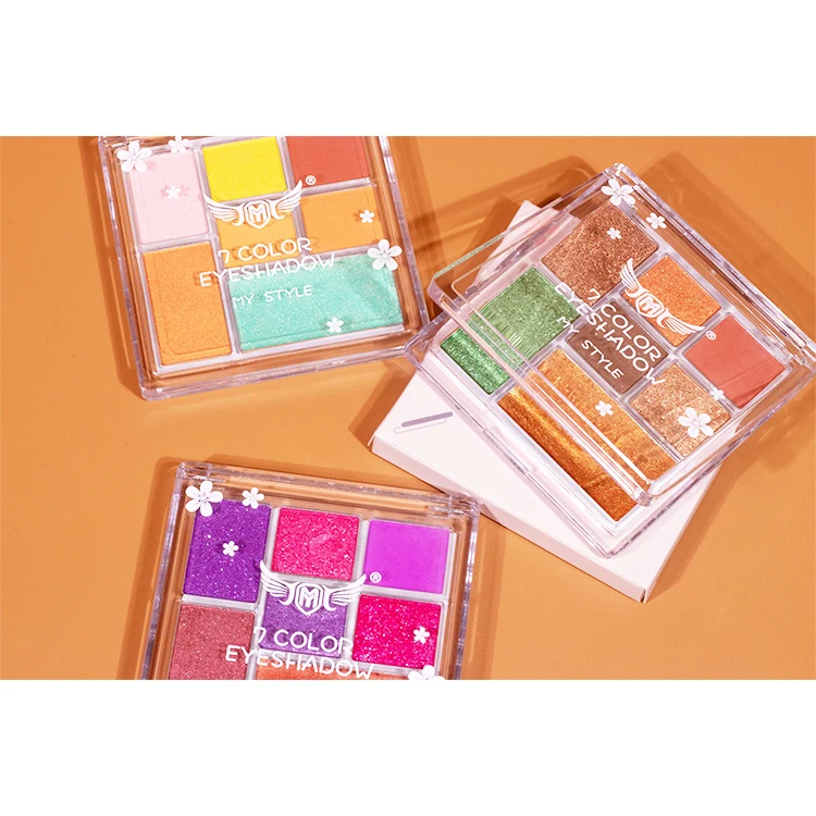 Палетка теней для век Pearl светильник 7 цветов Осенний влюбленный макияж тени