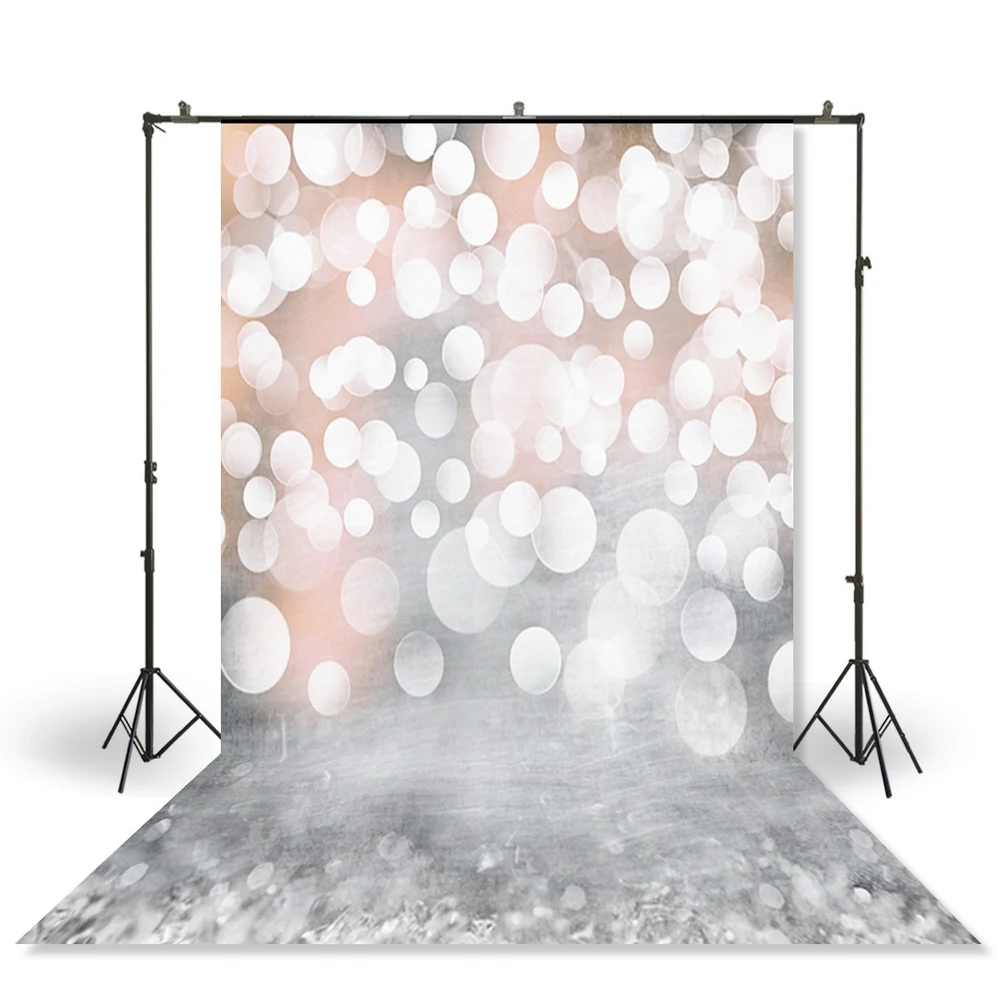 

HUAYI Photography Backdrop Newborns Baby Child Photo Booth Background Christmas Holiday Bokeh Sparkling Glitter Backdrop XT-424
