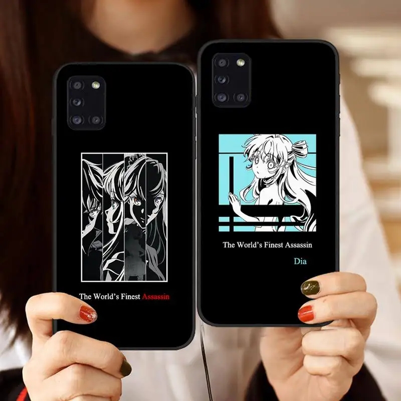 

Worlds Best Finest Assassin Anime Phone Case Black Color For Samsung s21 ultra s20 fe s10 a52 a32 a12 a72 a71 Note 20 10 Plus