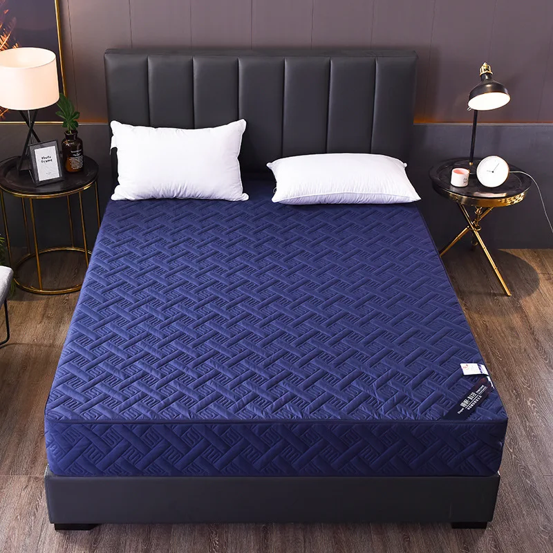 

Thicken Quilted Mattress Cover Bed Sheet Bed Fitted Double/Queen Anti-Bacteria Air-Permeable Bed Pad Bedroom Decor Home Textile