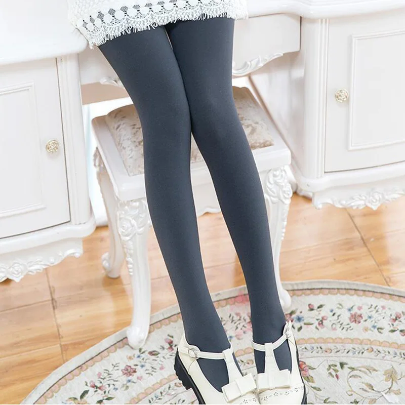 Весна Осень 100D тонкие бархатные колготки японские Летние черные белые чулки