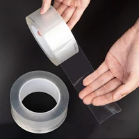single sided kitchen tape waterproof oil proof tape bathroom countertop toilet gap self adhesive wall sticker nano tape