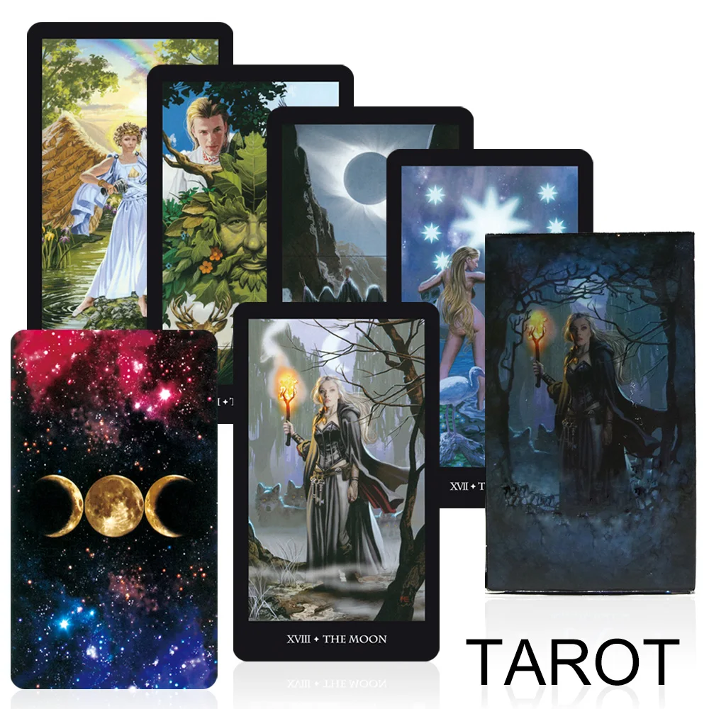 

2021 Witches Tarot cards deck board game factory made high quality read the fate mythic divination card games