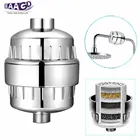 Набор насадок для душа с фильтром, 10 этапов, фильтр для жесткой воды, Удаление хлора и вредных веществ, фильтр лейки душа, 1 комплект