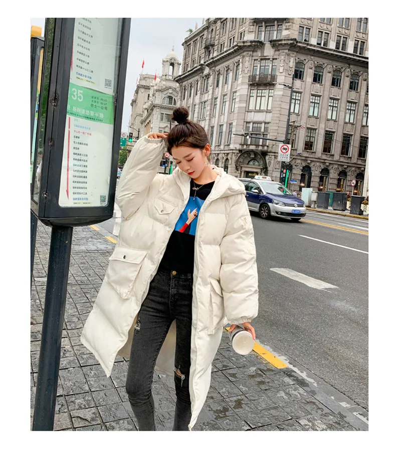 Новинка Корейская свободная хлопковая одежда женские пальто на осень и зиму 2021