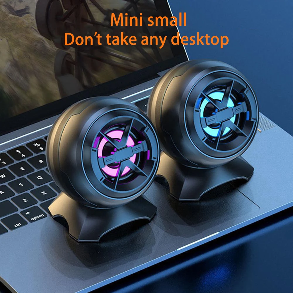 USB Wired Computer Speakers Deep Bass Sound Box Speaker For PC Laptop Powerful Subwoofer Desktop Portable Mini | Электроника