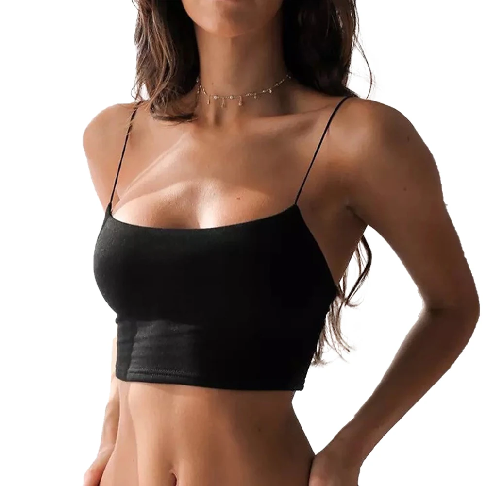 Женские пикантные топы с глубоким вырезом однотонный укороченный топ без