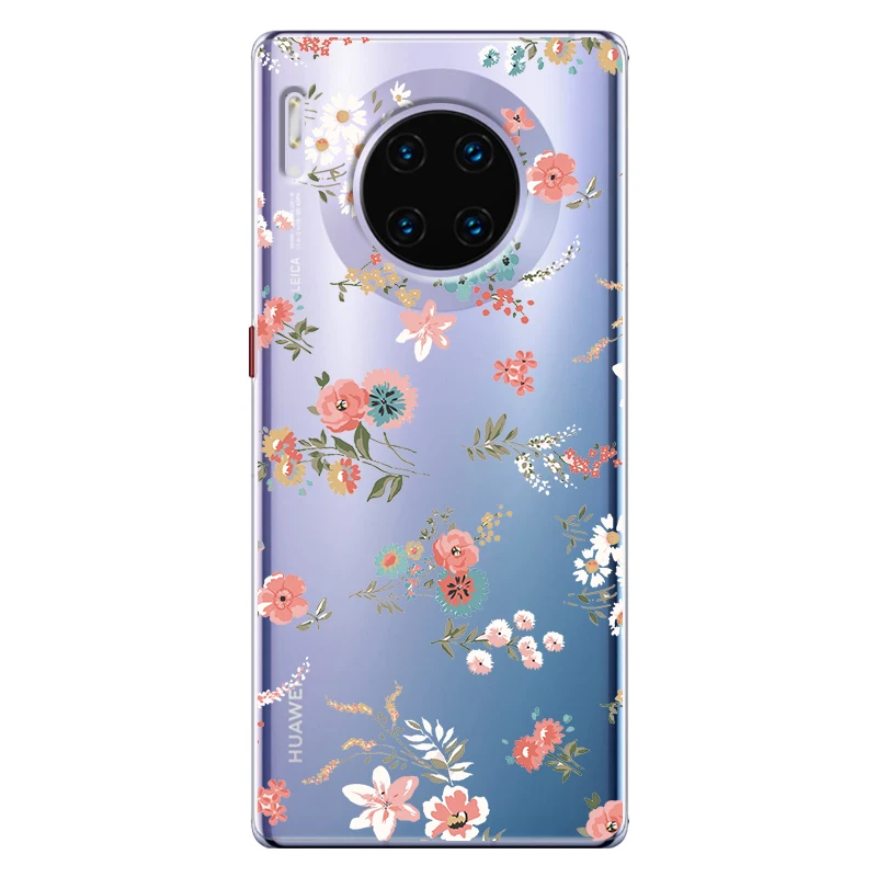 

Retro Flower Leaves Phone Case soft cover For Huawei Honor 8A 8S 9X 9X Pro 10i 20 20 Pro 20 lite Play3 Funda