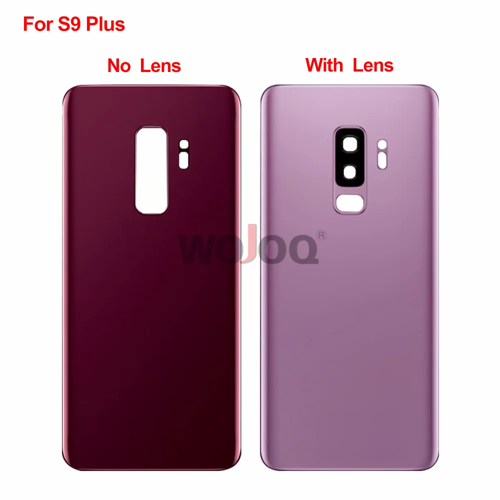 Задняя стеклянная задняя крышка для Samsung Galaxy S9 G960 G960F Plus G965 G965F сменная
