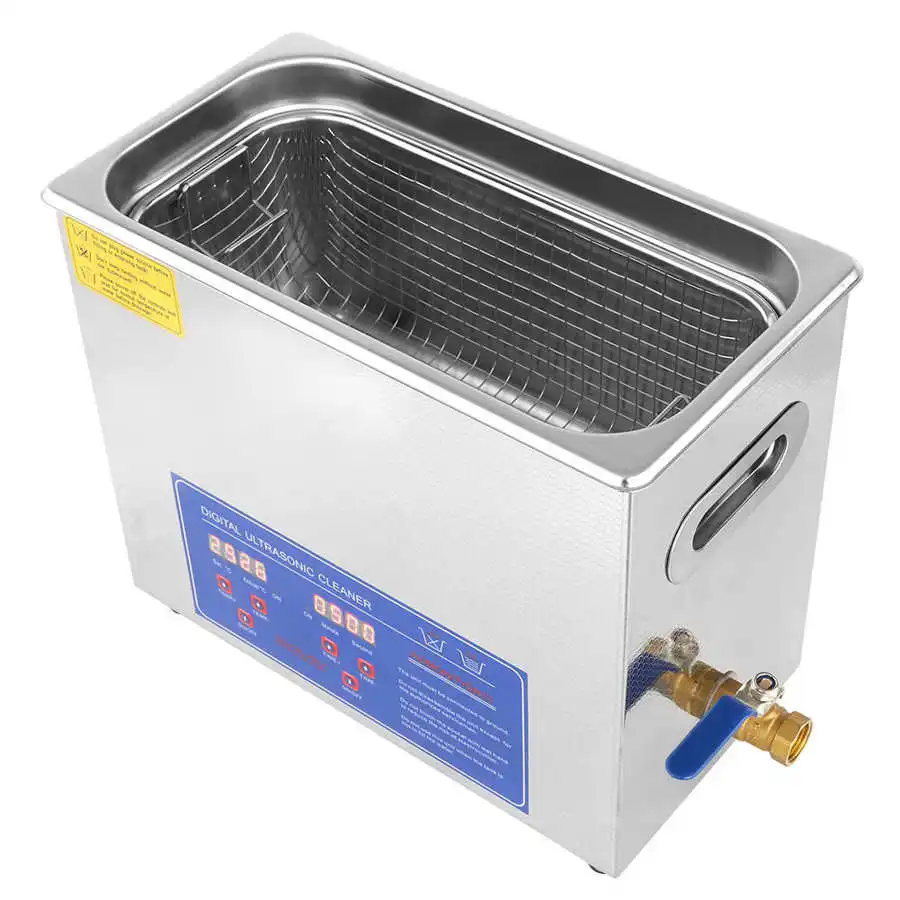 6L Цифровой Ультра sonic Очиститель ванн Нержавеющая сталь с подогревом таймер Ultr