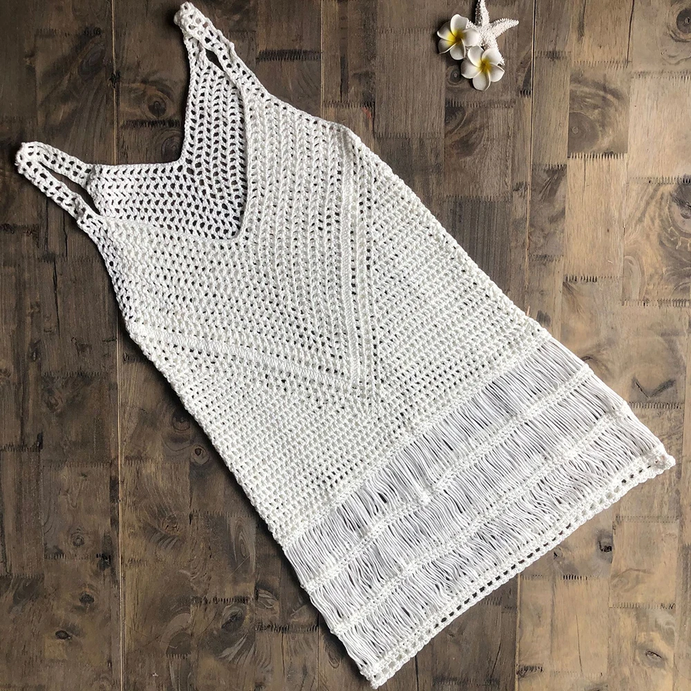 Женское платье ручной работы в стиле бохо летняя пляжная одежда винтажное